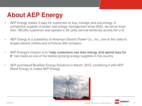 AEP Energy pricing